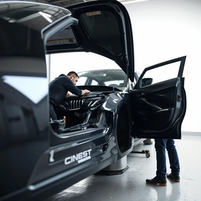 Car body repair process